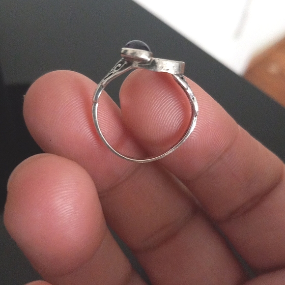 925 amethyst ring - Picture 3 of 9